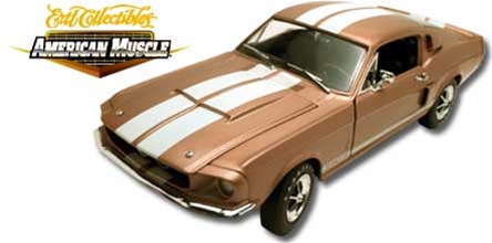 1967 SHELBY GT-500 - BRONZE (1/18) Rare Diecast (fs)